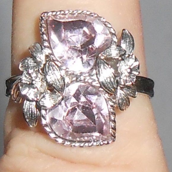 1972 Vintage June Sarah Coventry Love Story Ring Adjustable Size - Picture 2 of 10